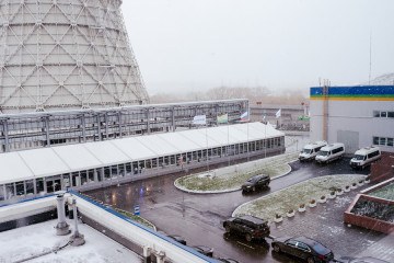 Торжественный пуск Челябинской ГРЭС - шатры А-Тент
