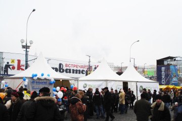 Масленица 2009 в Москве - шатры А-Тент