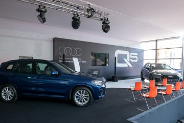 Презентация обновленной Audi A3 и Q5 - шатры А-Тент