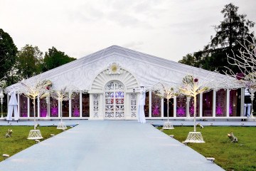 Свадьба в Шереметьевском дворце - шатры А-Тент