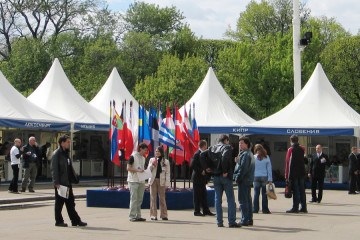 «День Европы в Москве. 60 лет мира» - шатры А-Тент