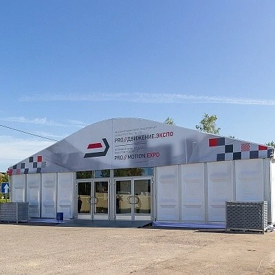 Классические павильоны CURVED TENT с пластиковыми панелями