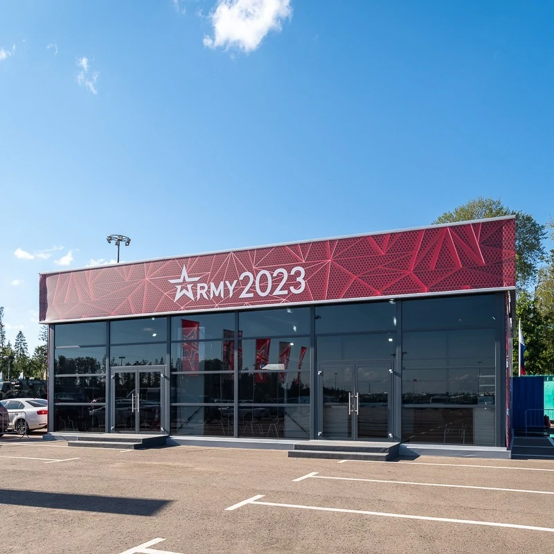 Оформление павильона для форума Армия 2023