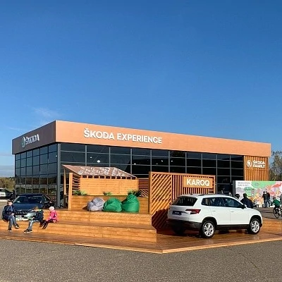 Премиальный павильон для ŠKODA EXPERIENCE
