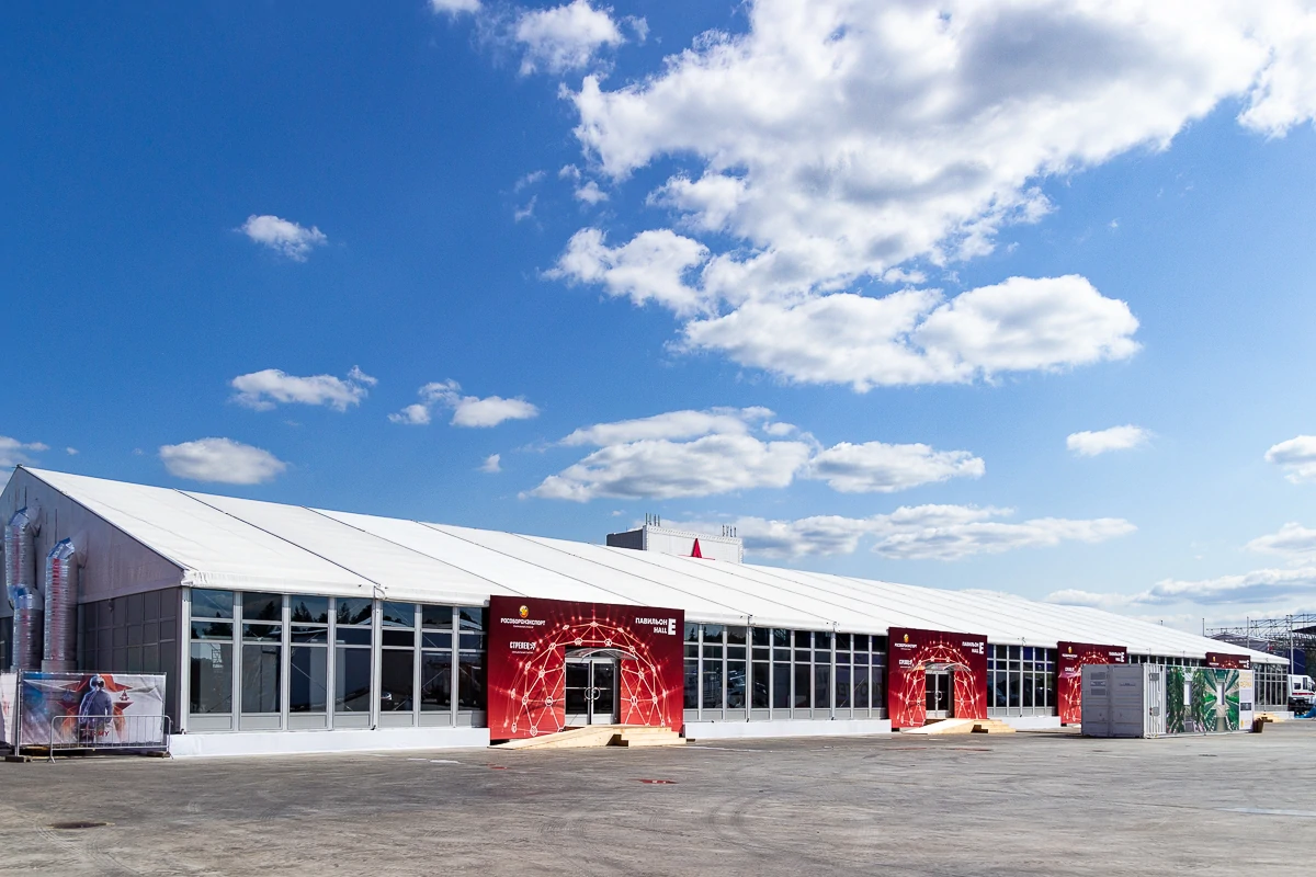 Классические конструкции BIG TENT вариант оформление входов в павильон