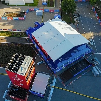 Классические павильоны FIFA fest вид сверху