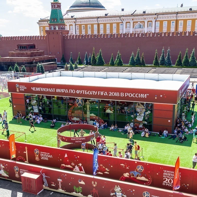Павильон на спортивном мероприятии 2018