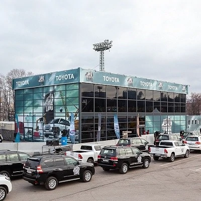Премиальный павильон для автосалона Toyota